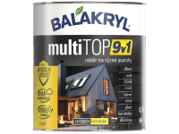 Balakryl Multifunkčná akrylátová farba multiTOP 9v1 9005 čierna, 0,75 l Balakryl Multifunkčná akrylátová farba multiTOP 9v1 9005 čierna, 0,75 l