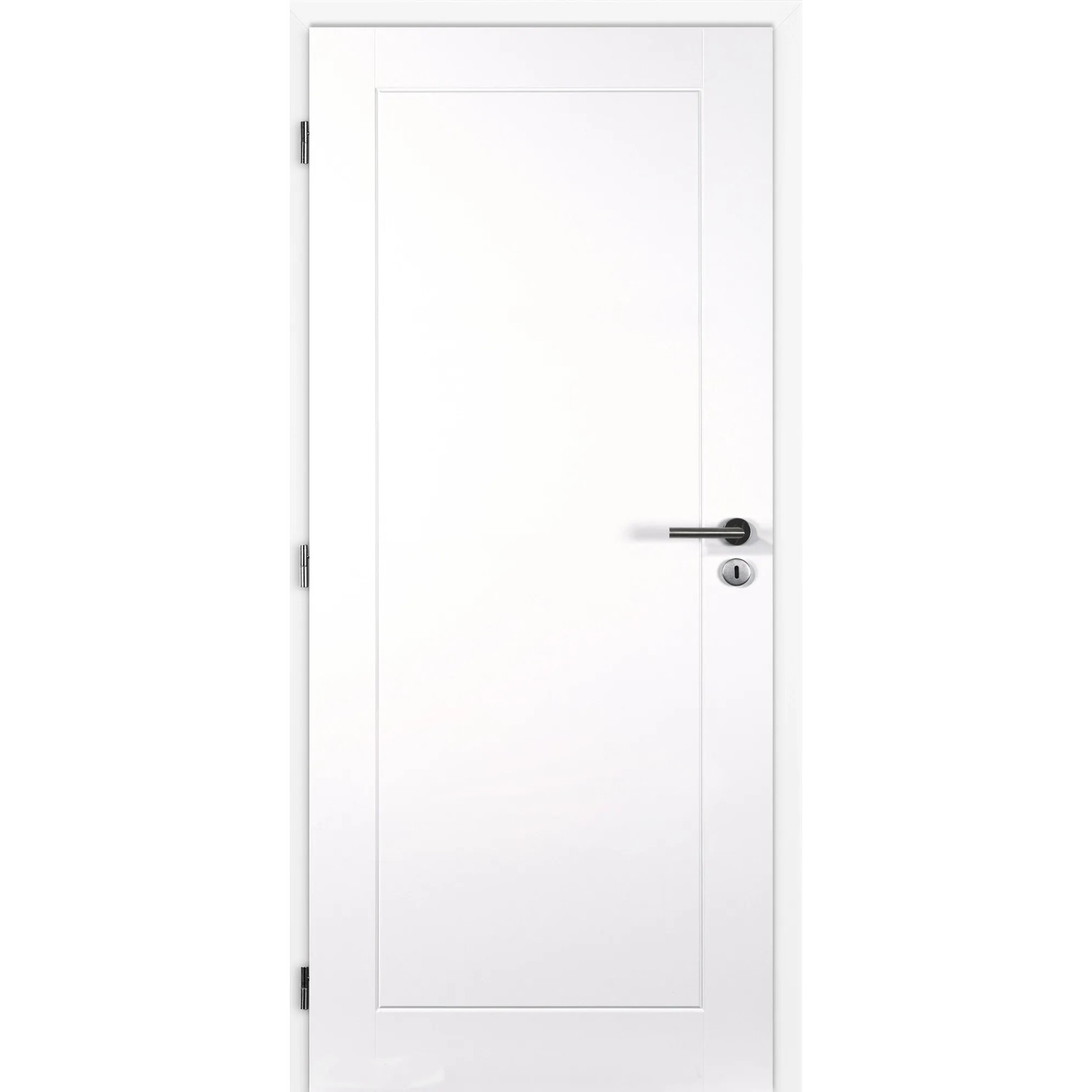 E-shop DOORNITE Profilované interiérové dvere TAMPA plné, lakované biele, 60 Ľ