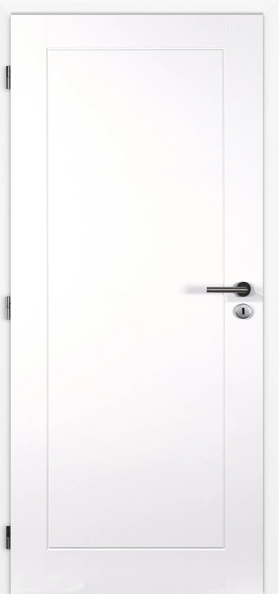 DOORNITE Profilované interiérové dvere TAMPA plné, lakované biele, 60 Ľ