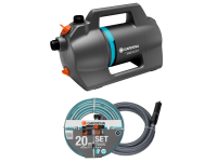 GARDENA Zavlažovacie čerpadlo 5000 Silent Set + hadica 20 m + sacia hadica 3,5 m