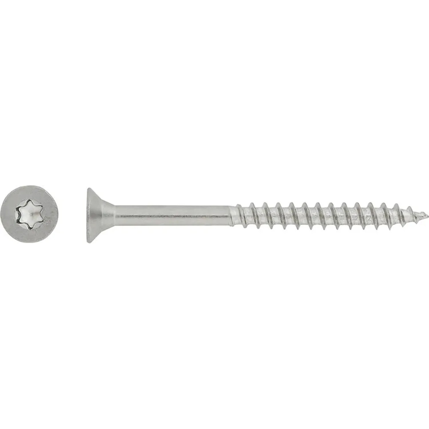 E-shop Skrutka do drevotr. so zápust.hlavou TX20 časť.závit oceľ A2 4,5x45 mm-na váhu