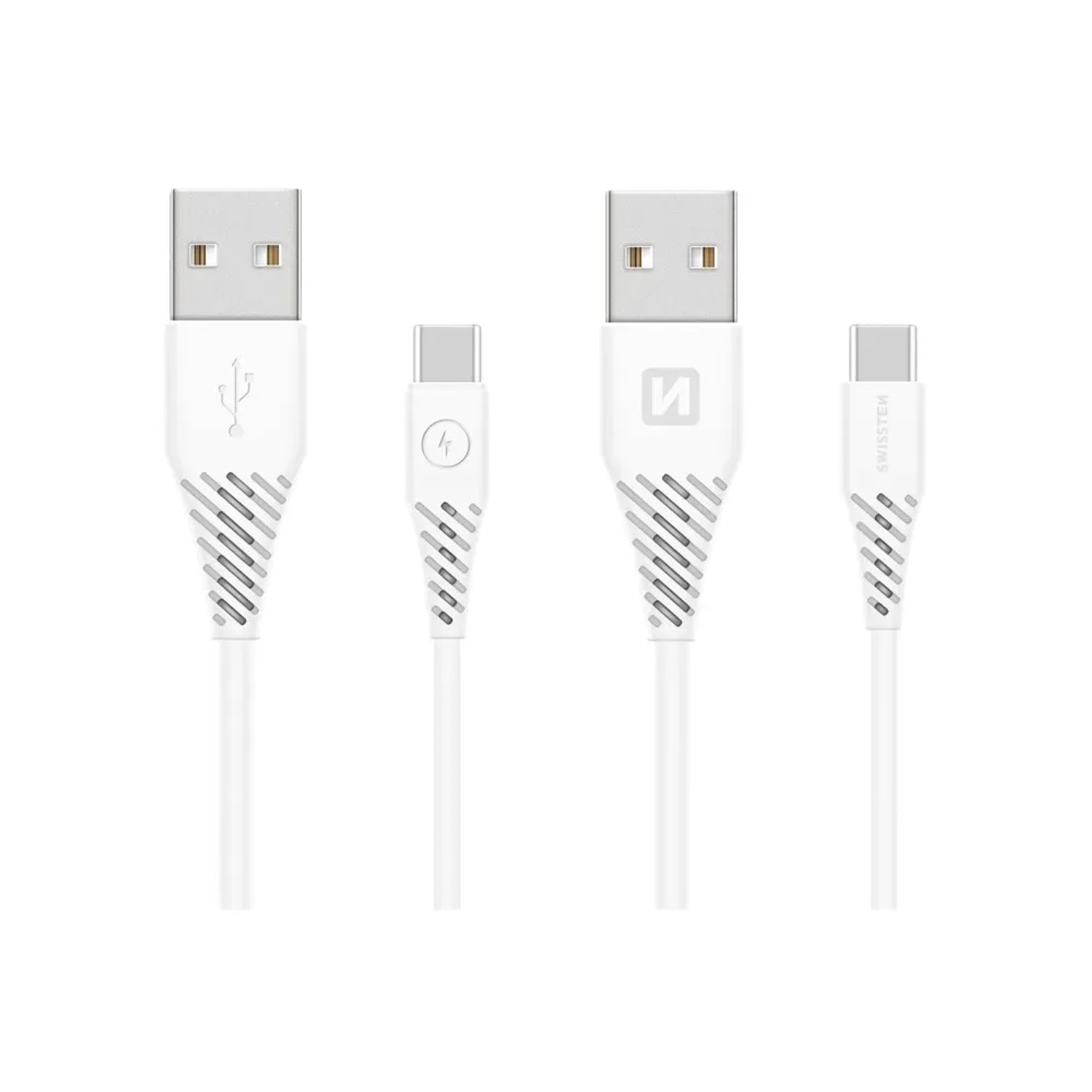 E-shop SWISSTEN Dátový kábel, USB-A / USB-C 3.1, 1,5 m, biely