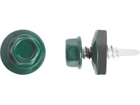 Farmárska skrutka so šesťhrannou hlavou SW8 pozink. zelená 4,8x35 mm-na váhu