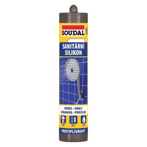 SOUDAL Sanitárny silikón biely 280 ml