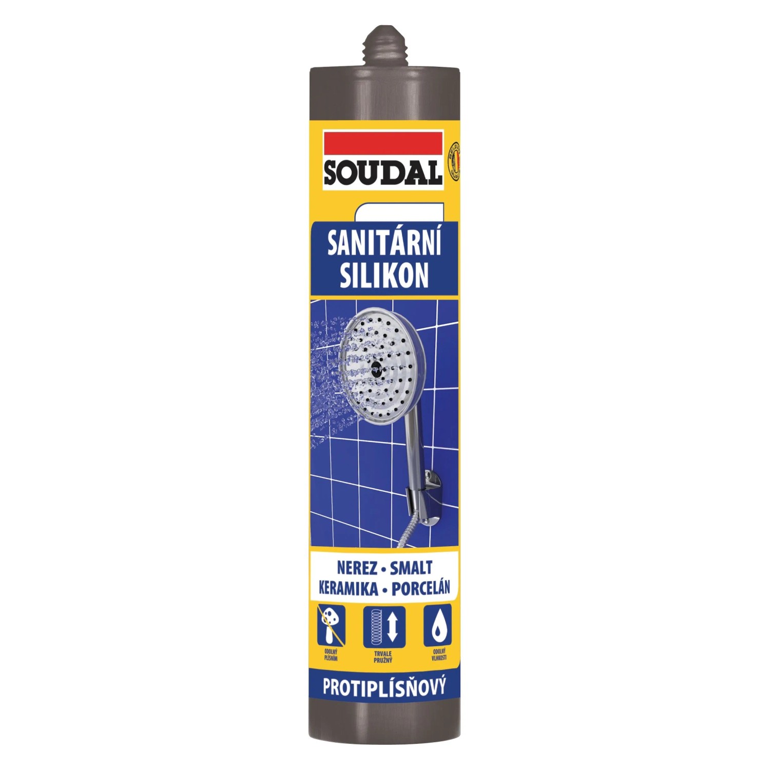 E-shop SOUDAL Sanitárny silikón béžový 280 ml