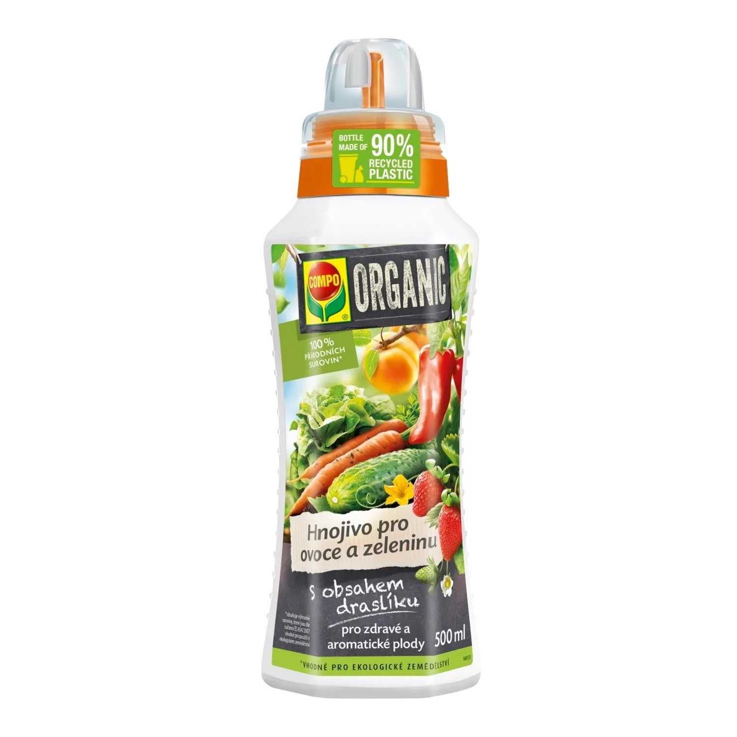 E-shop COMPO Hnojivo pre ovocie a zeleninu Organic 0,5 l