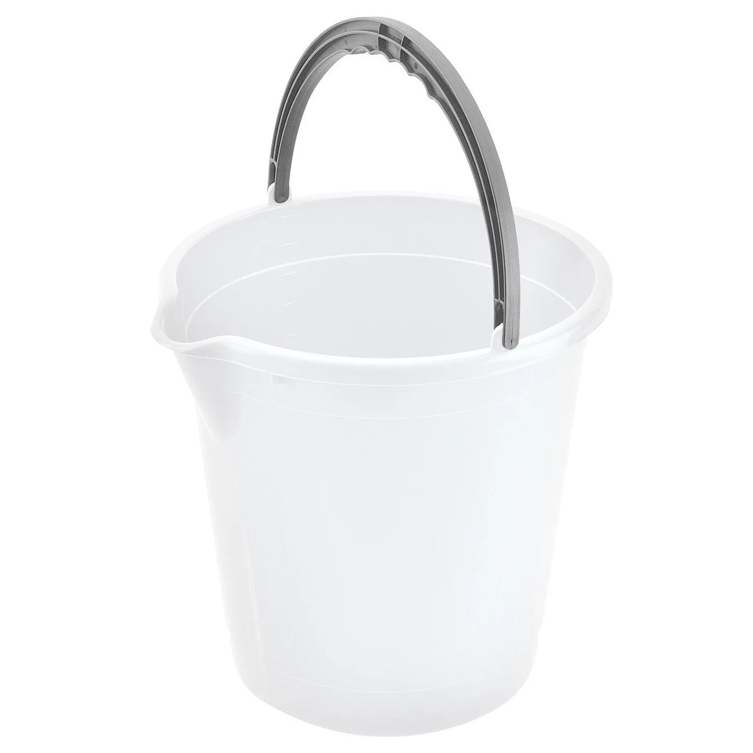 E-shop Tontarelli Vedierko Bucket, biela, pr. 28 x 29,5 cm, 10 l