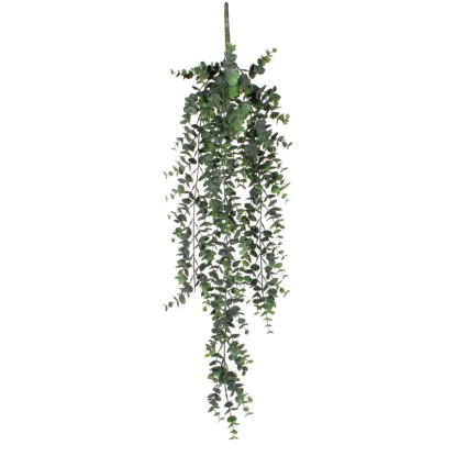 MICA Decorations Umelá vetvička eukalyptus závesná zelená 78 cm
