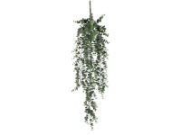 MICA Decorations Umelá vetvička eukalyptus závesná zelená 78 cm