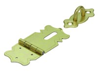Hettich Petlice na skrinky, mosadz, 2 ks, 20 x 47 x 20 mm