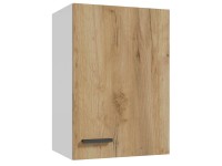 Deftrans Horná kuchynská skrinka Gold 1D, zlatý dub/biela, 40 x 58 x 31 cm