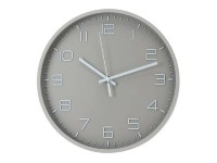 Koopman Nástenné hodiny s bielymi 3D číslami, rôzne druhy, pr. 30 cm