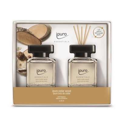 Ipuro Aroma difuzér Essentials Cedar Wood 2 x 50 ml