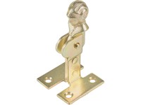 Nastaviteľný doraz okenice žltý pozinkovaný 46 mm x 46 mm