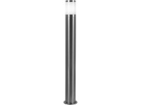 GLOBO Vonkajšie svietidlo XELOO strieborná/opálová E27 60 W pr. 140 x 800 mm