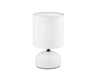 Reality Stolové svietidlo Luci biele pr. 14 cm