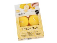 Steinhart Vonné čajové sviečky Citronela náplň pr. 3,8 x 1,7 cm, 6 ks