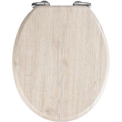 Wenko WC doska dub MDF sivá FSC