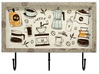 Bondecor Vešiak 1530, plastový, coffee, 30 x 15 cm