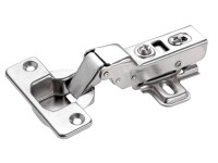 Hettich Dvojramenný nábytkový záves, klip, pol. prekrytie, poniklovaný, 35 mm