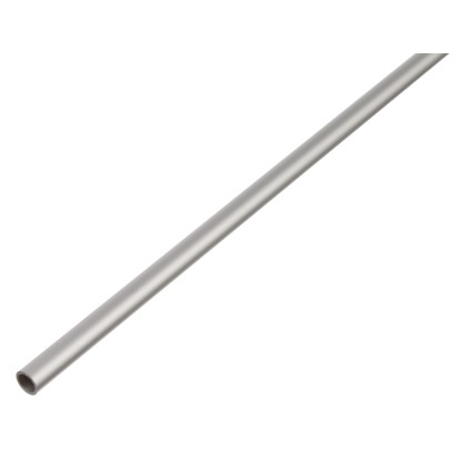Rúrka s kruhovým prierezom 8 mm x 8 mm x 2000 mm strieborná eloxovaná