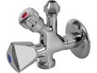 Kombinovaný rohový a práčkový ventil 1/2