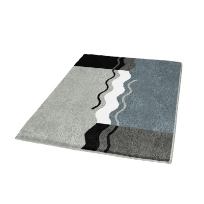 Kleine Wolke Kúpeľňová predložka Vanessa, platinová, 55 x 65 cm