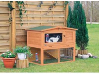 Trixie Koterec pre malé zvieratá Natura s ohradou 124 cm x 102 cm x 78 cm hnedý