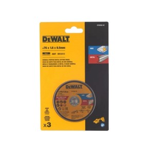 DeWALT Rezný kotúč na kov 76 mm, 3 ks