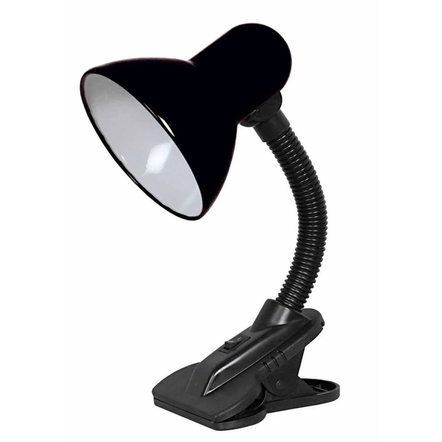 E-shop Top Light Stolná lampička s klipom 630 čierna