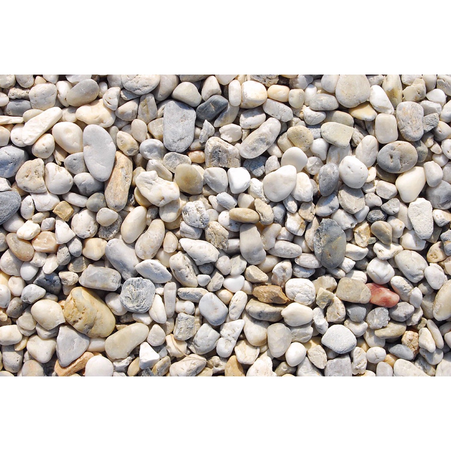 E-shop Big Bag Kremenné okruhliaky biela-pestrá 16 - 32 mm 1 000 kg