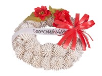 Venček bodliakový s nápisom vzpomíname pr. 7 cm Venček bodliakový s nápisom vzpomíname pr. 7 cm