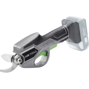 Akumulátorové záhradné nožnice LUX-TOOLS A-AS-20/30, 20 V, bez batérie. Prerezávač konárov pre presné rezy.