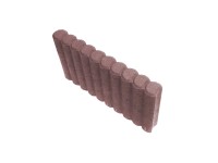 Semmelrock Randfix Obrubník 47 x 6 x 25 cm červeno-hnedá