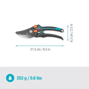 Záhradné nožnice Gardena PremiumCut Pro Flex Bypass na zelené drevo do priemeru 24 mm.
