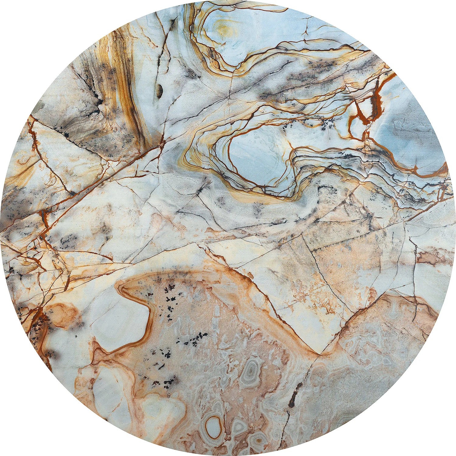 E-shop Komar Samolepiaca vliesová fototapeta Dot Marble Sphere pr. 125 cm