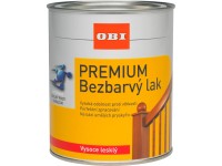 OBI Premium Bezfarebný lak vysoko lesklý 375 ml