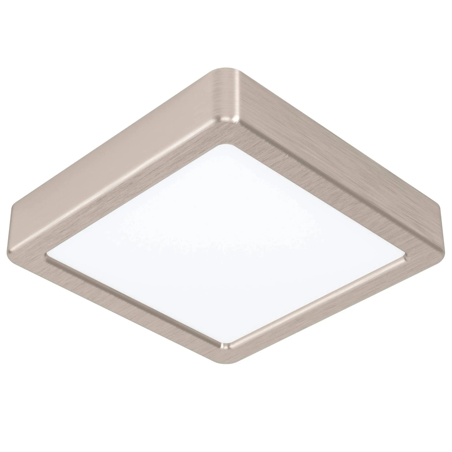 E-shop EGLO LED stropné svietidlo FUEVA 5 matný nikel 160 x 160 x 28 mm