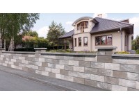 Semmelrock Stĺpový prvok Rivago dymová hnedá 40 x 20 x 16 cm