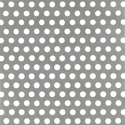 Dierovaný plech okrúhly 250 x 500 x 0,8 mm eloxovaný