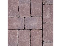 Semmelrock Dlažba Castello Antico hnedá melírovaná 25 x 18,7 x 6 cm