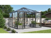 Vitavia Skleník Fortuna 10200 HKP 10/ESG 3, čierna práš.lak, 322x317 cm, 10,2 m2