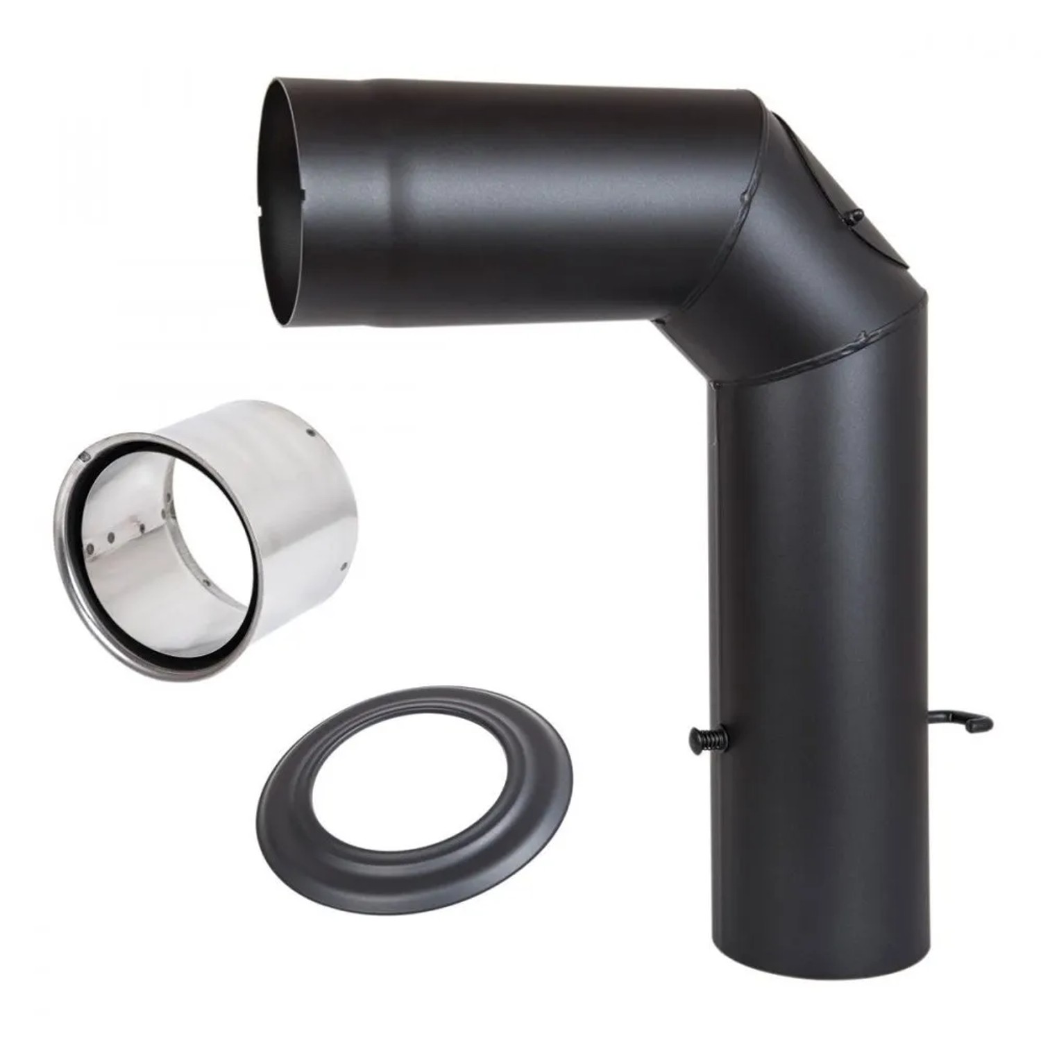 E-shop PARKANEX Set rúrky s pevným kolenom (rúrka, koleno, zder, ružica), pr. 150 mm