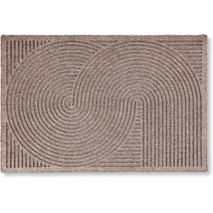 Pieskovo sfarbená rohožka Astra Graphic Deluxe, 45x75 cm, s moderným vzorom.