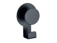 Wenko Kovový kúpeľňový nástenný háčik Blandas, matná čierna Wenko Kovový kúpeľňový nástenný háčik Blandas, matná čierna