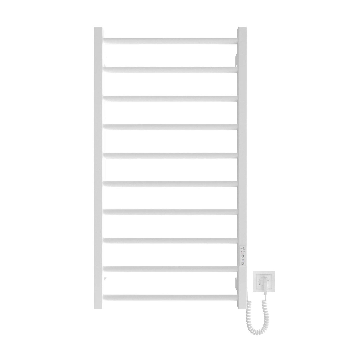 E-shop Wterm Kúpeľňový radiátor elektrický HF Leeds biely matný 970 x 530 mm