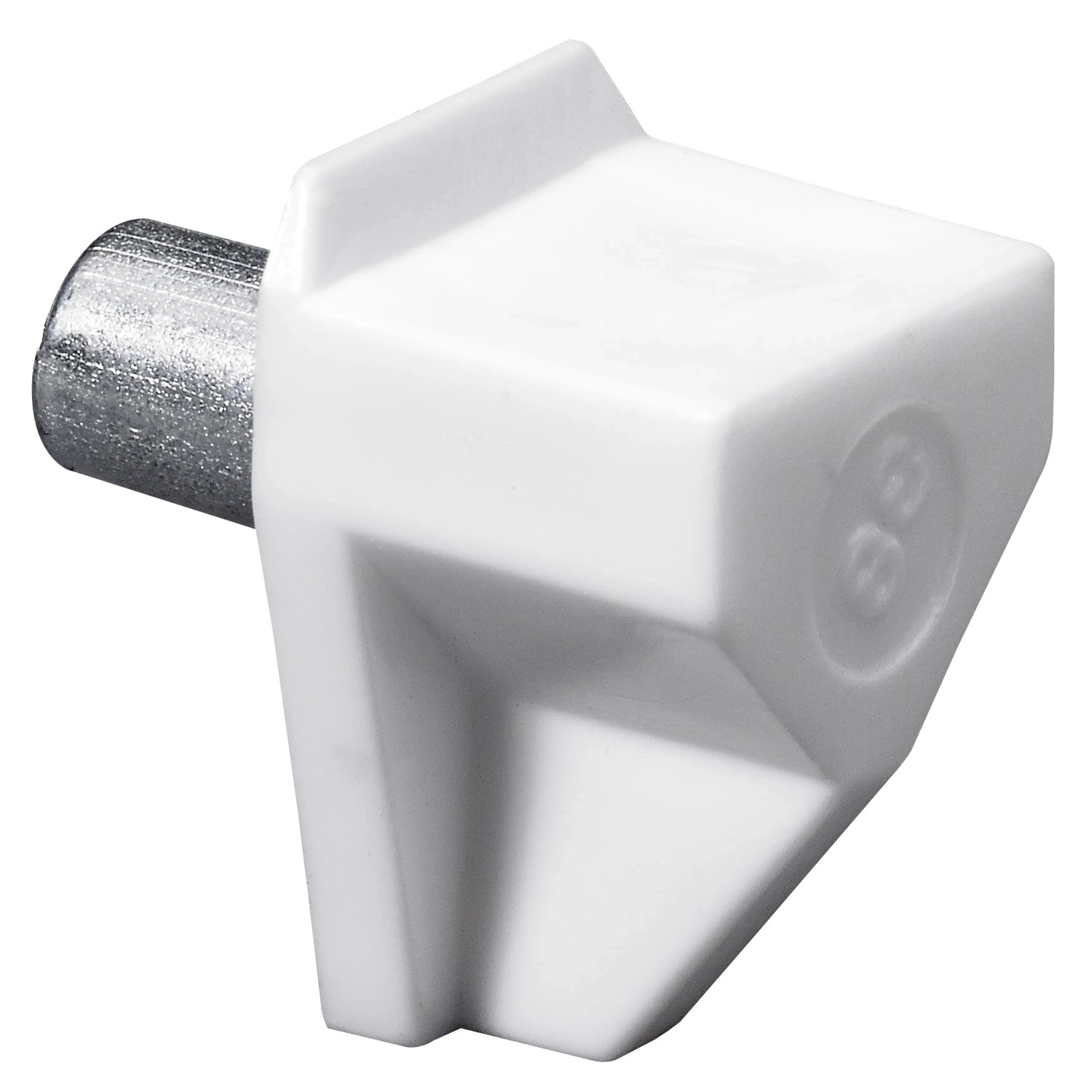 E-shop Hettich Podpera police Safety 5 mm, biely, 20 ks