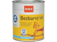 OBI Bezfarebný lak na drevo hodvábne matný 375 ml OBI Bezfarebný lak na drevo hodvábne matný 375 ml
