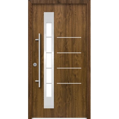SPLENDOOR Vchodové dvere ThermoSpace BERLIN PRIME RC2 orech 110 Ľ