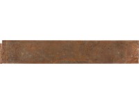 Kovový trávny lem s efektom hrdze, 19,5 x 118 cm